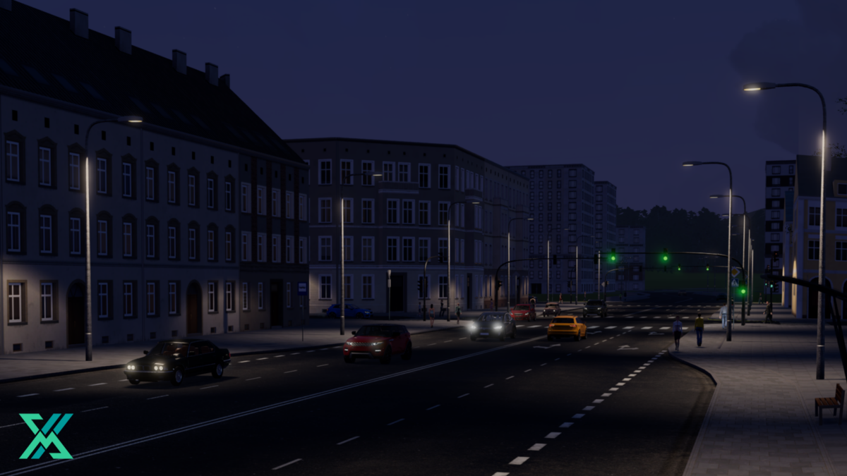 Smoother AI traffic, vehicle physics improvements, and new buildings in the new eXpanSIM update